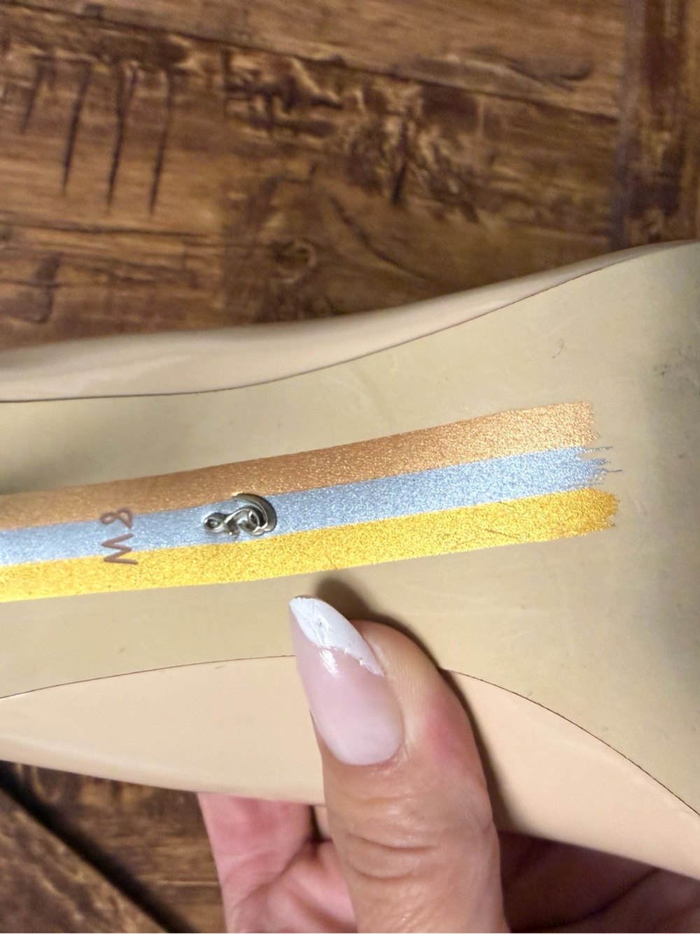 Sam Edelman Nude Patent Pointed-Toe Stiletto Pumps - Picture 2 of 3